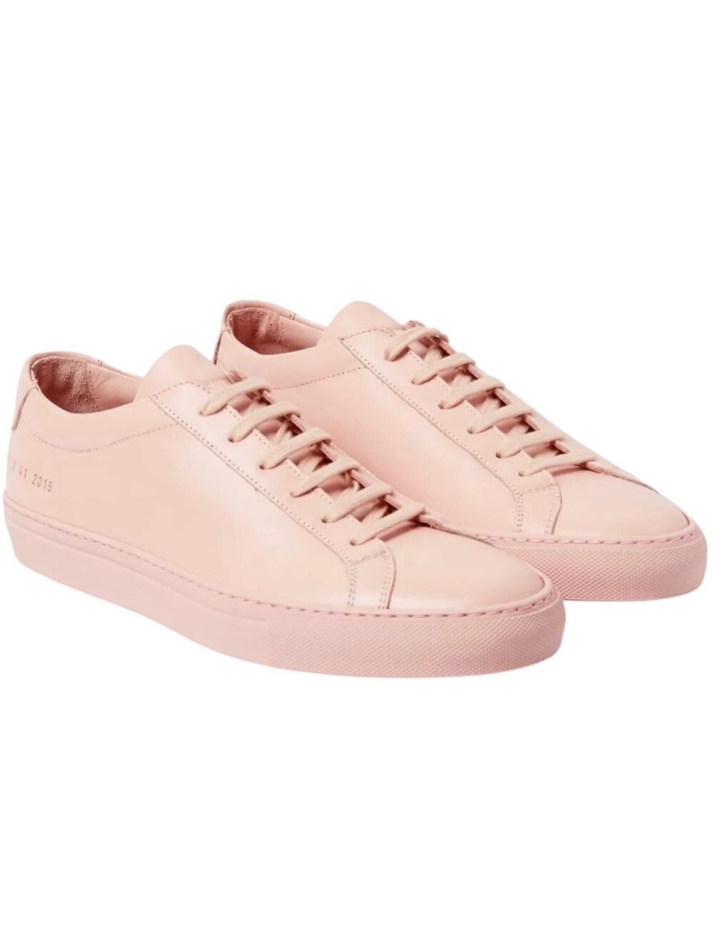 Women’s Common Projects Minimalist Pink Leather Sneakers